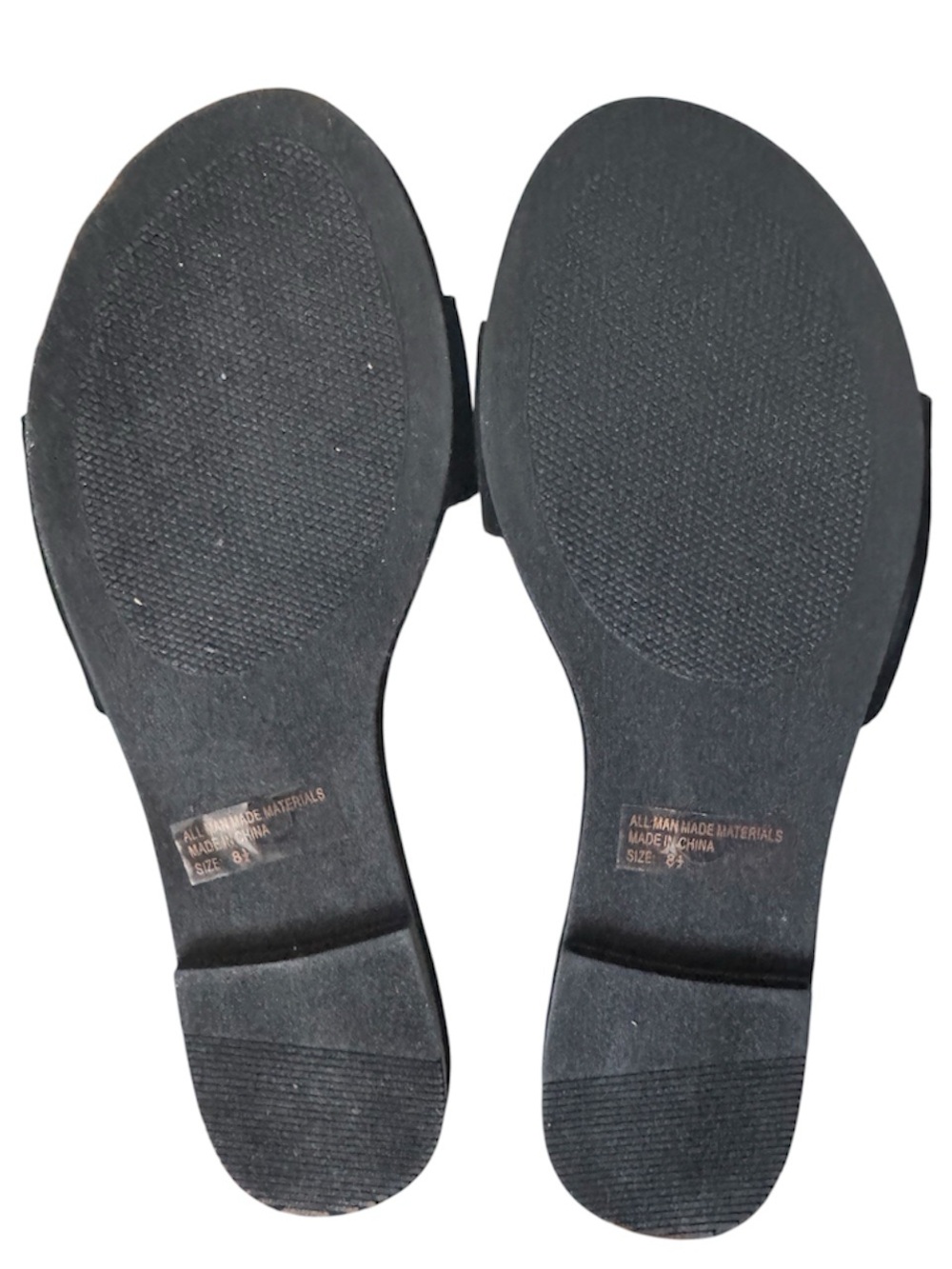Wild Diva Lounge black suede slides - Picture 2 of 3